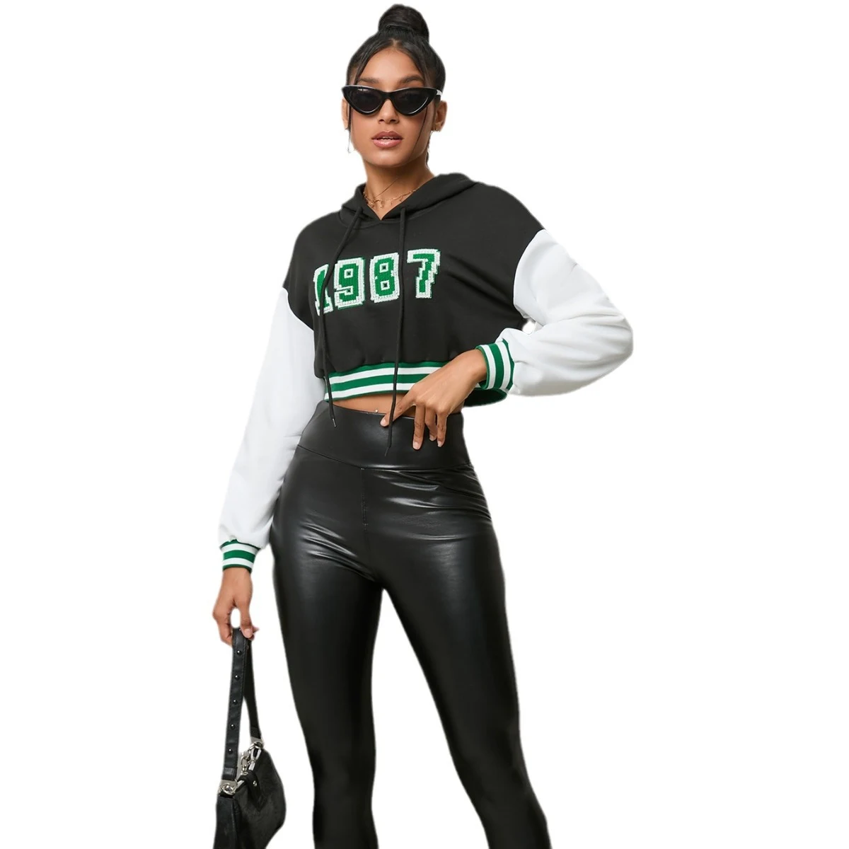 Camisola de manga curta raglan feminina nova solta emagrecimento — foto 2