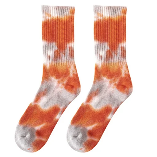 Title 5, Womens Fashion Simple Tie-Dye Tube Socks