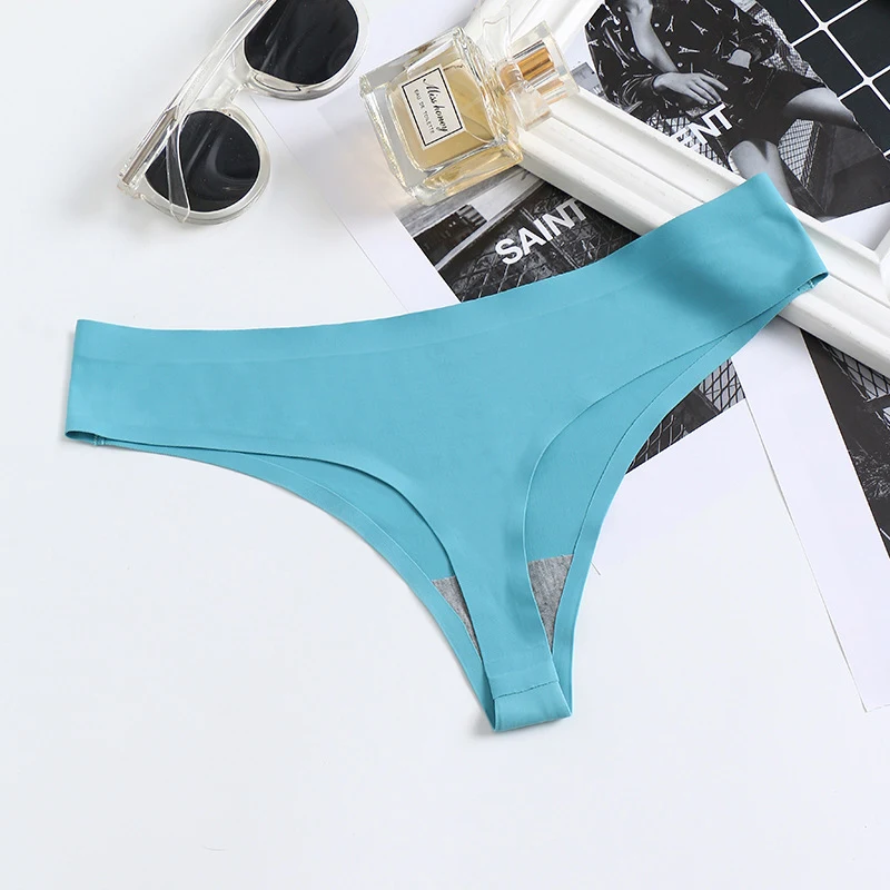 Perizoma donna sexy, traspirante, senza cuciture, a vita bassa, modello intero per il massimo comfort. — foto 9