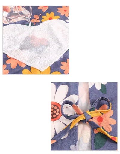 Title 2, Anti-fouling Home Kitchen Hand Wipe Apron Canva...