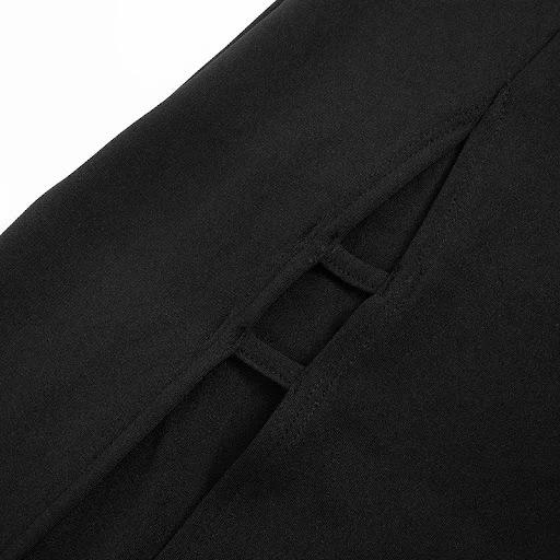 Title 17, Solid Color Sling See-through Slit Slim-fitting...