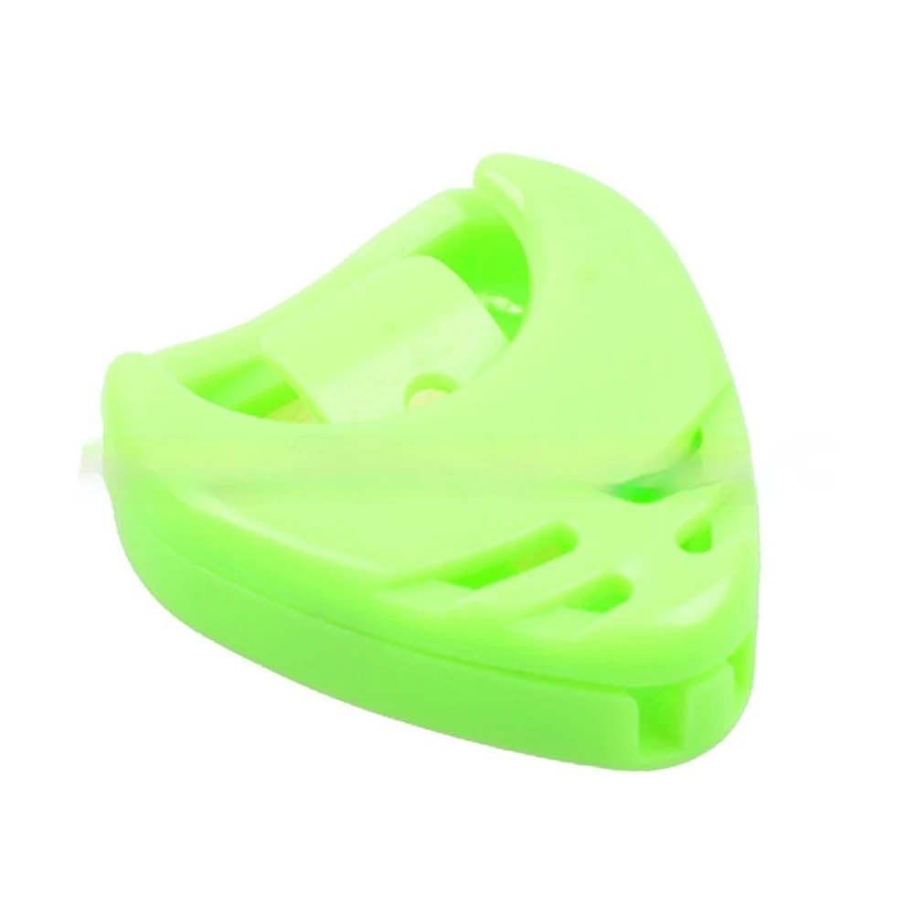 Suporte triangular grande de plástico colorido para palhetas de guitarra, armazena com segurança, fácil acesso, evita perdas. — foto 5