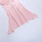 Vestido Suspender com Decote em V Profundo Estilo Europeu e Americano. Elegância e Modernidade para um Visual Impactante em Qualquer Ocasião. — foto 7