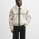 Giacca in pile con revers semplice da uomo, calda e confortevole. Ideale per l'uso quotidiano e a strati. Morbida e versatile, perfetta per l'inverno. — foto 1