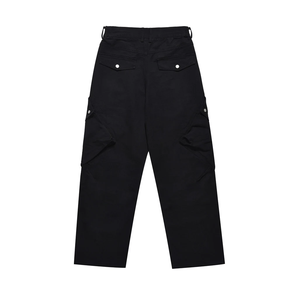 American-Style Functional Pocket Design Tooling Straight-Leg Trousers. Comfortable, versatile trousers designed for ever — photo 4