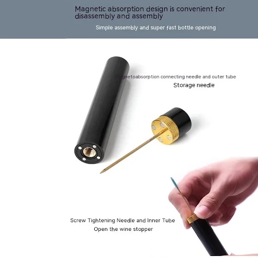 Title 2, Automatic Pneumatic Bottle Opener Needle Air Pr...