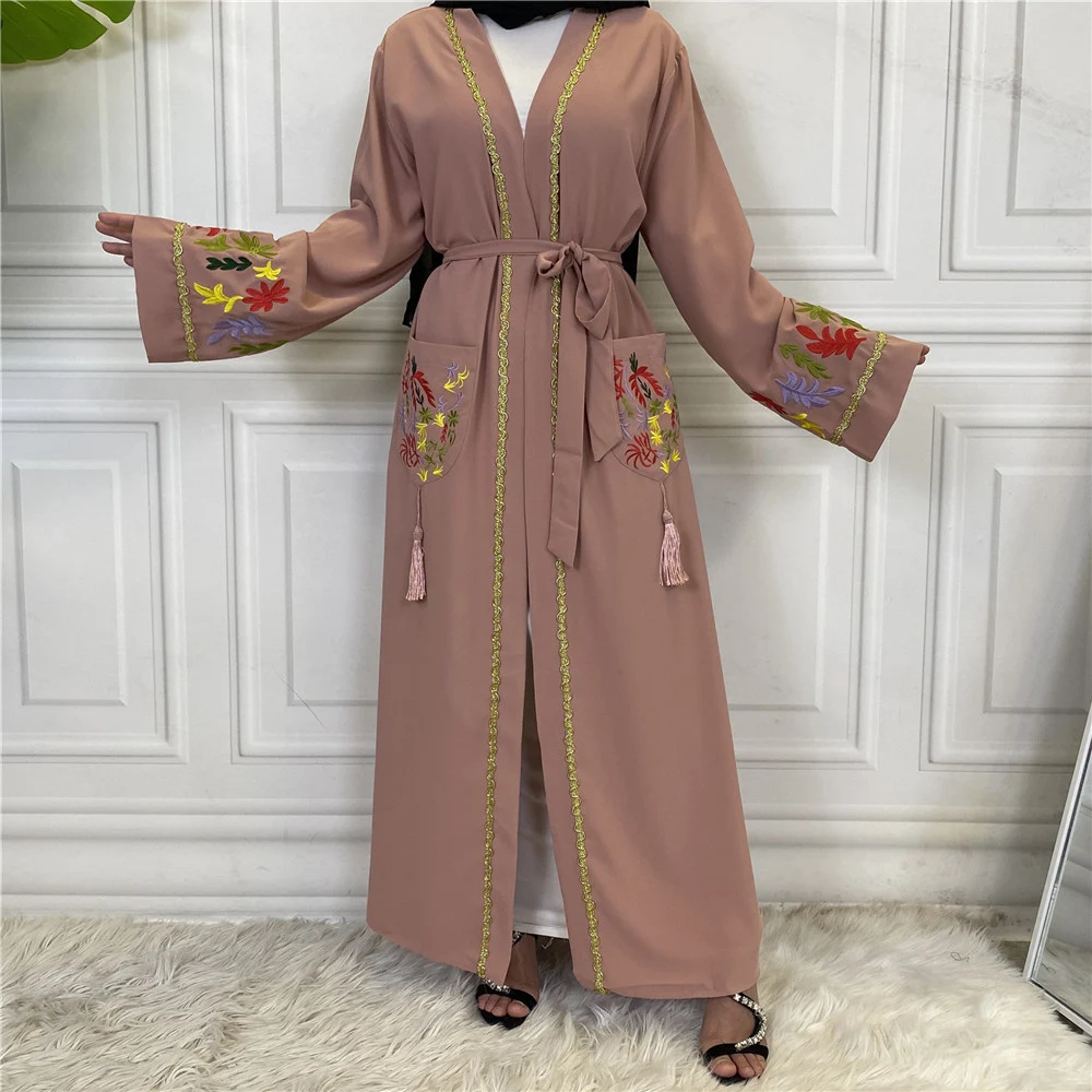 Title 2, Fashionable Embroidered Cardigan Lace Up Women...