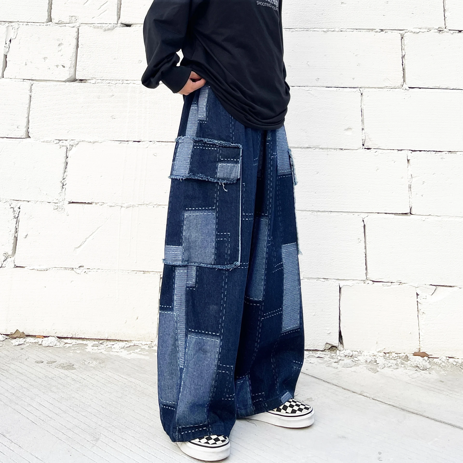 Women's Vintage Jeans Wide Leg Pants Loose Town Style offer comfortable and stylish casual wear for a relaxed yet fashio — photo 6