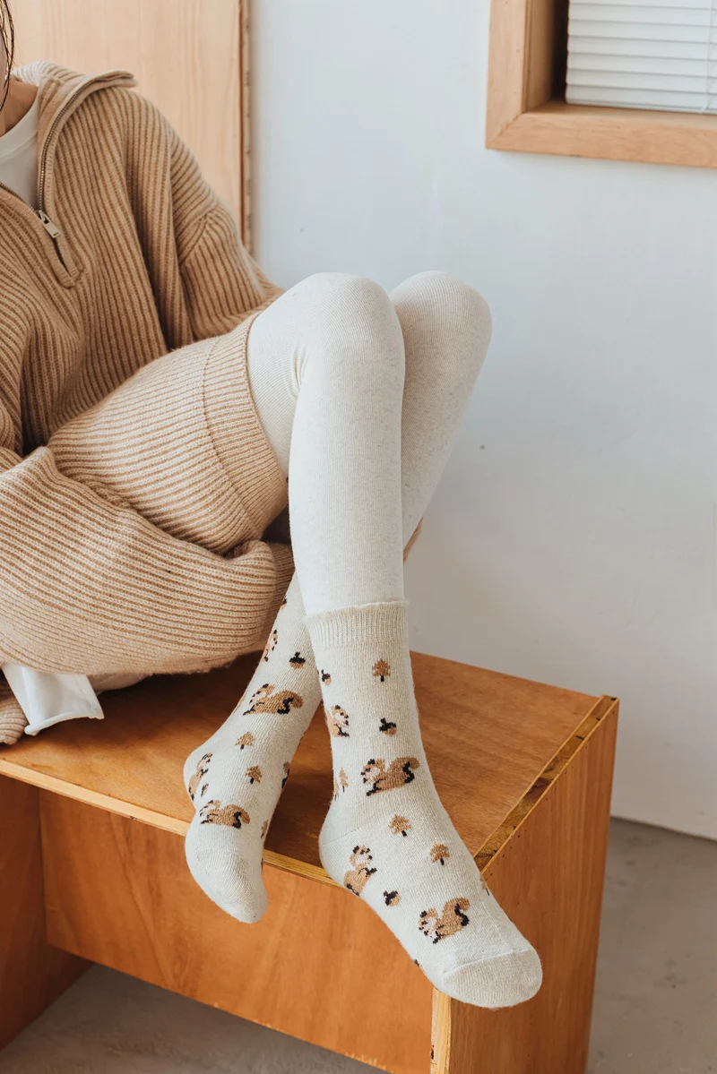 Title 3, Sen Series Wool Socks New Style Thickened Retro...