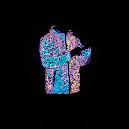 Title 10, Mens Outdoor Sports Jacket Hooded Laser Night ...