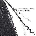 Chemical Fiber Hair Three-strand African Braid Crochet Hair, Easy Style, Natural Look, Protective Styling, and Long-last — photo 17