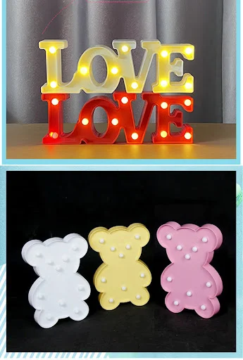 Title 6, Happy Birthday LED Board Luminous Letters Chris...
