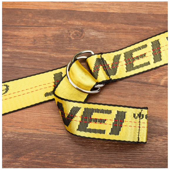 Title 2, Double loop buckle canvas belt