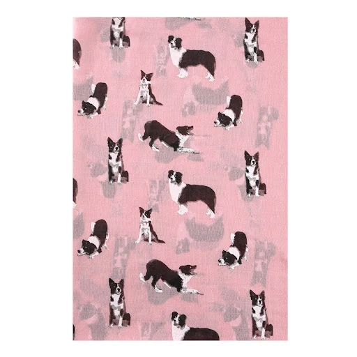 Title 7, Cute Dog Printed Scarf Womens Outdoor Sun Prot...