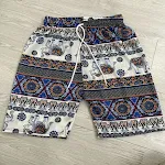 Shorts casuais de elefante para praia ao ar livre, perfeitos para o verão. Conforto e estilo relaxado para seus dias na praia. — foto 21