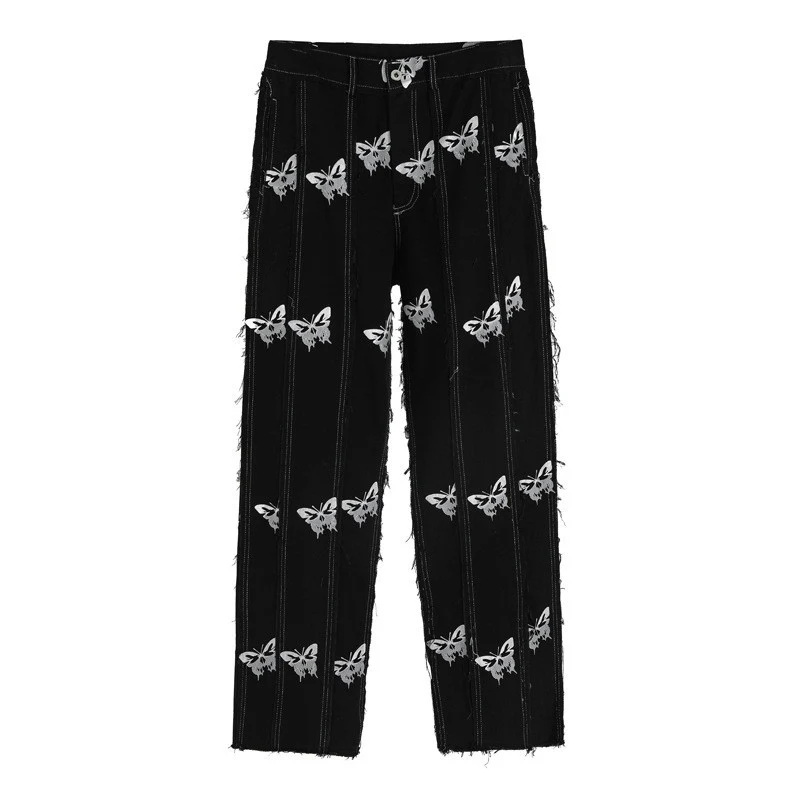 Title 5, Ming Series Butterfly Full-print Straight Leg P...