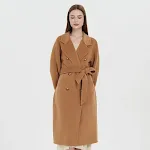 Reversible Cashmere Coat Women's Mid-length. Luxurious warmth and versatile style for any occasion, offering comfort and — photo 9