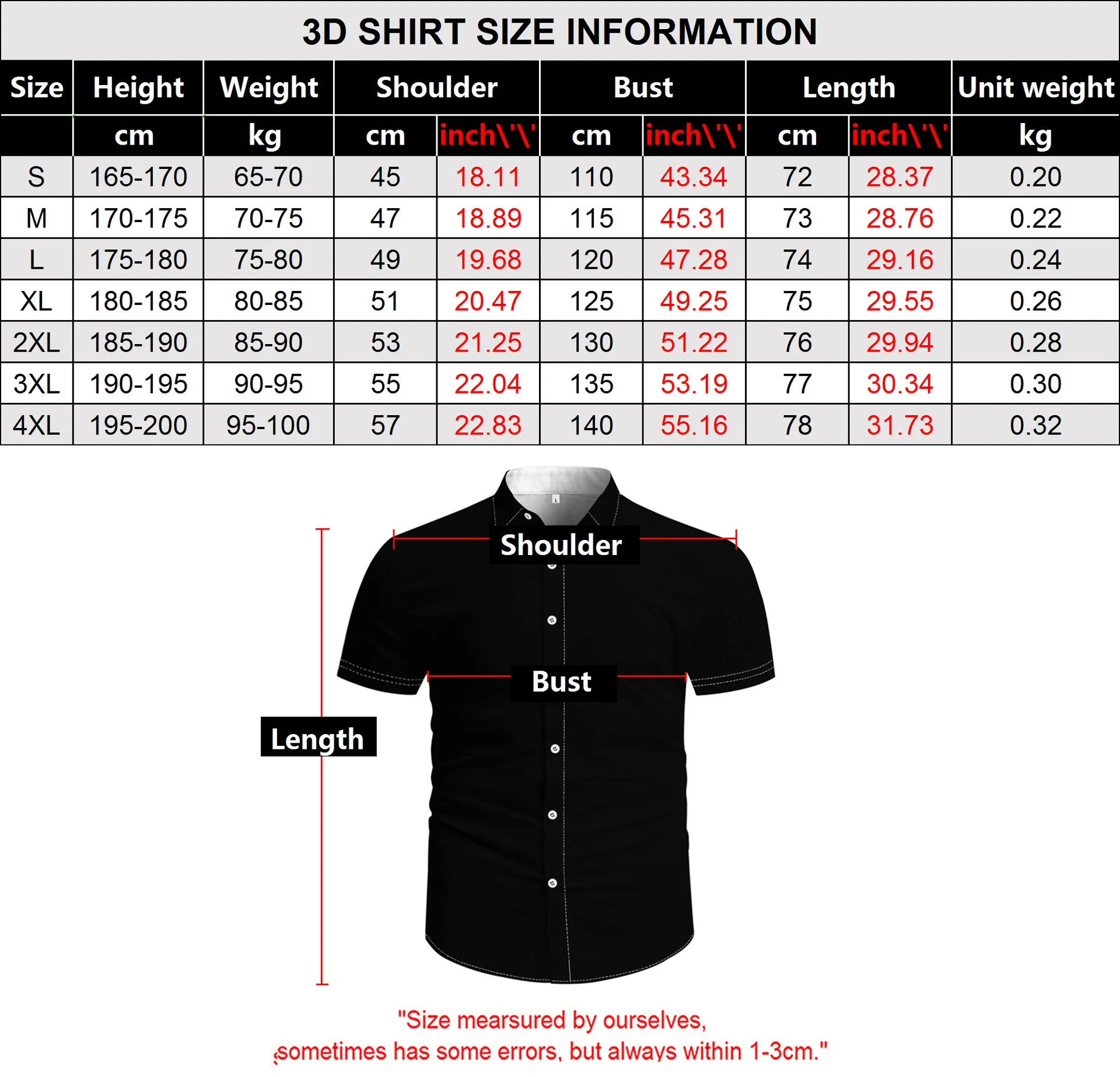 Title 1, Camisa masculina de manga curta estampada Simpl...