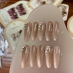 Unhas com Manicure Francesa Prontas para Uso — foto 3