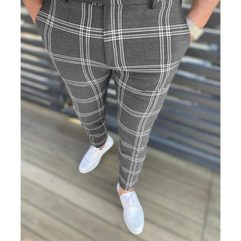 Retro Hong Kong style trousers for a relaxed fit and a high waist, offering comfort and a stylish look. Perfect for casu — photo 2