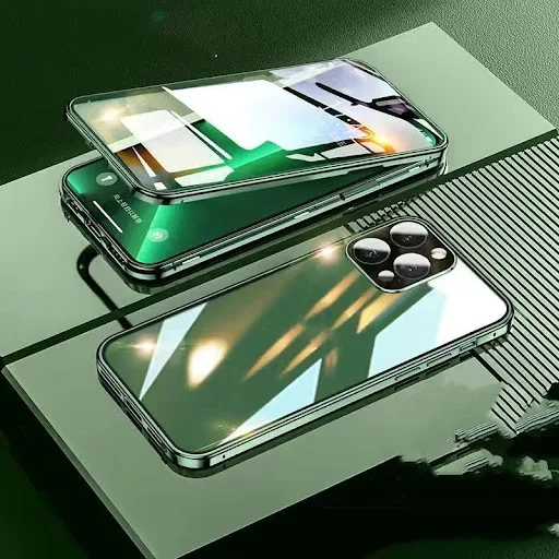 Title 3, 14 Mobile Phone Case Double Sided Magnetic Glas...