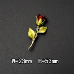Broche de luxo feminino com pérola, strass, abelha, rosa e corsage. Pin de suéter moderno, acessórios de personalidade e tendência. — foto 5
