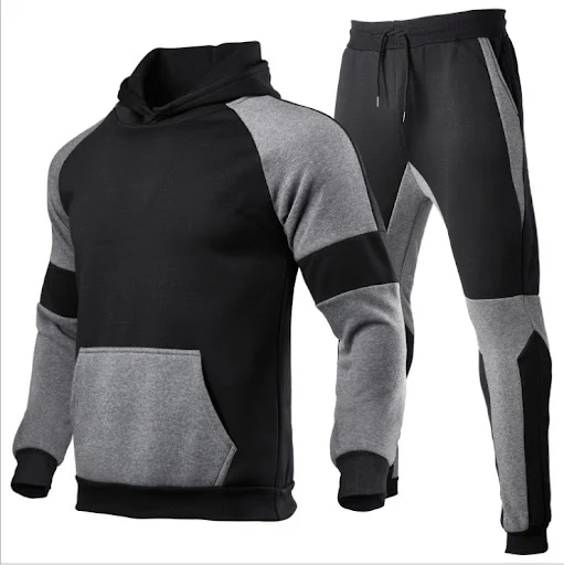 Title 4, New Mens Plus Size Color Matching Sweater Hood...