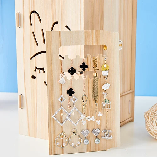 Title 2, Stud Earrings and Necklace Storage Box. Keep yo...