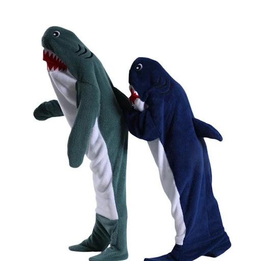 Title 5, Dolphin Shark Blanket Soft Hooded Sleeping Bag