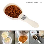 Pet Food Scale Digital Electronic Measuring Tool Weighing Spoon Dog and Cat Feeding Bowl Measuring Spoon Display Kitchen — photo 1