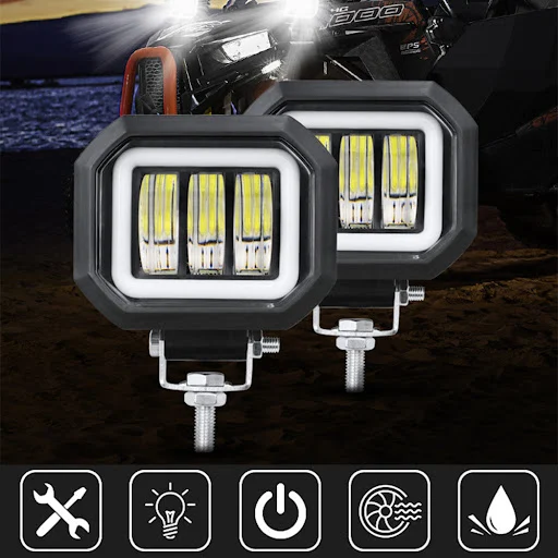 Title 5, Motorcycle fog light with aperture Angel Eye sp...
