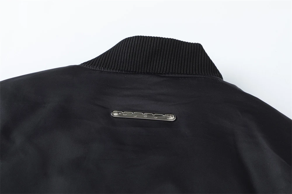 Men's Fashion Baseball Uniform Jacket, Cotton-padded, Loose Fit, Pleated Sleeves, Winter Zipped Stand Collar, perfect fo — photo 1