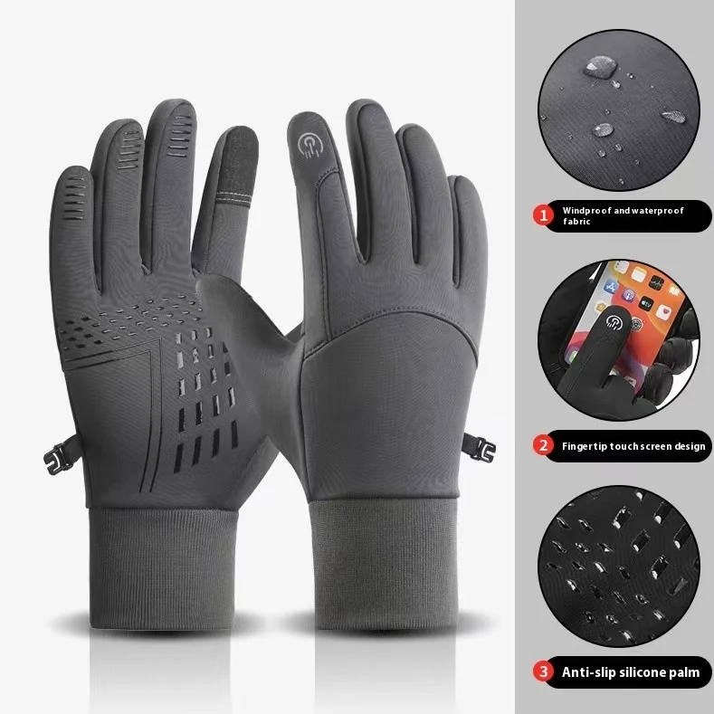 Title 6, Luvas elétricas aquecidas USB para ciclismo e e...
