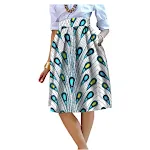Gonna africana da donna in cotone stampato. Stile unico e comfort per un look alla moda, perfetto per ogni occasione, casual ed elegante. — foto 11