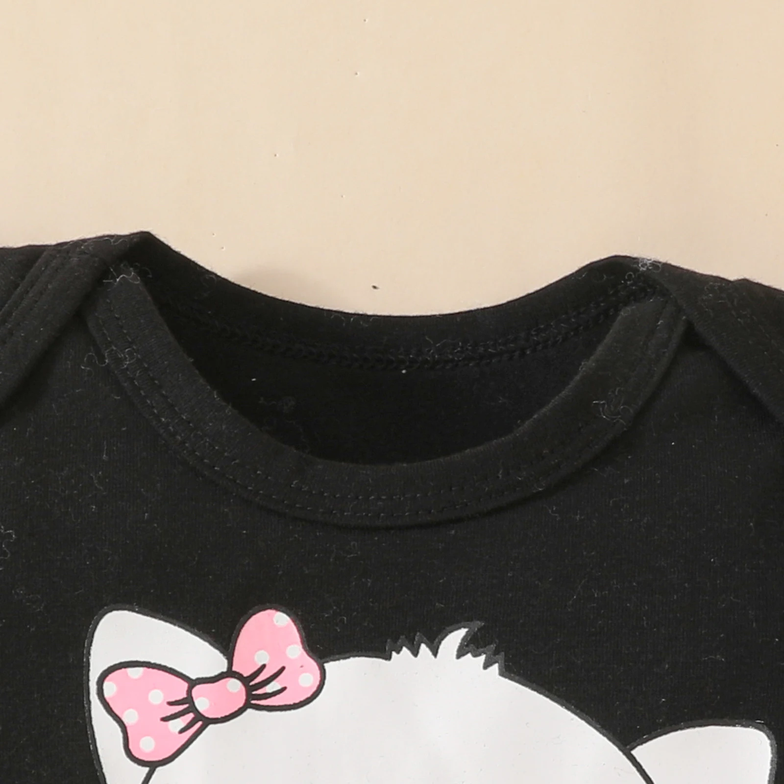 Macacão sem mangas para bebê menina com estampa de gato e camisa, ideal para o verão, leve, macio e fofo! — foto 5