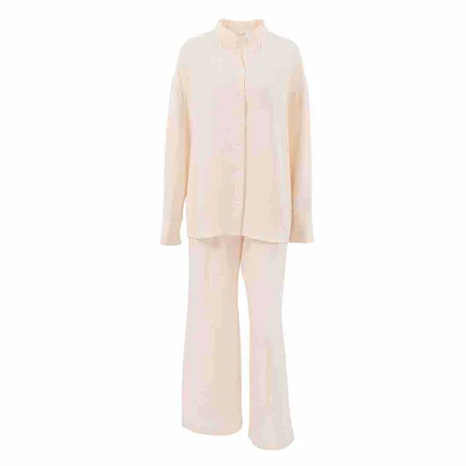 Title 9, Conjunto de calças e camisa de crepe de camada ...