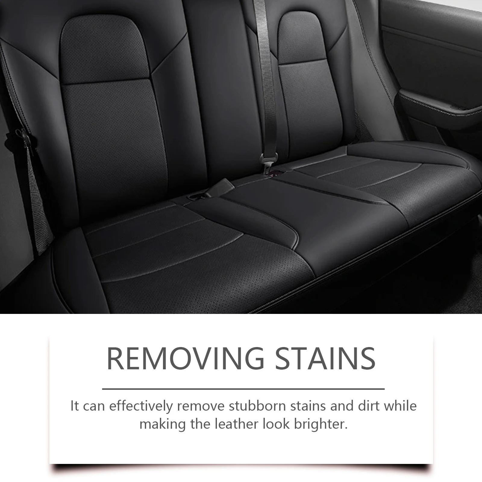 Leather Interior Care Cream Car Seat Polishing, Cleans, Nourishes and Protects Leather Upholstery. Restores Shine and Pr — photo 2