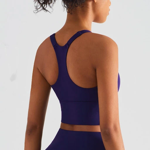 Title 7, Double-sided elastic adjustable yoga sports bra...