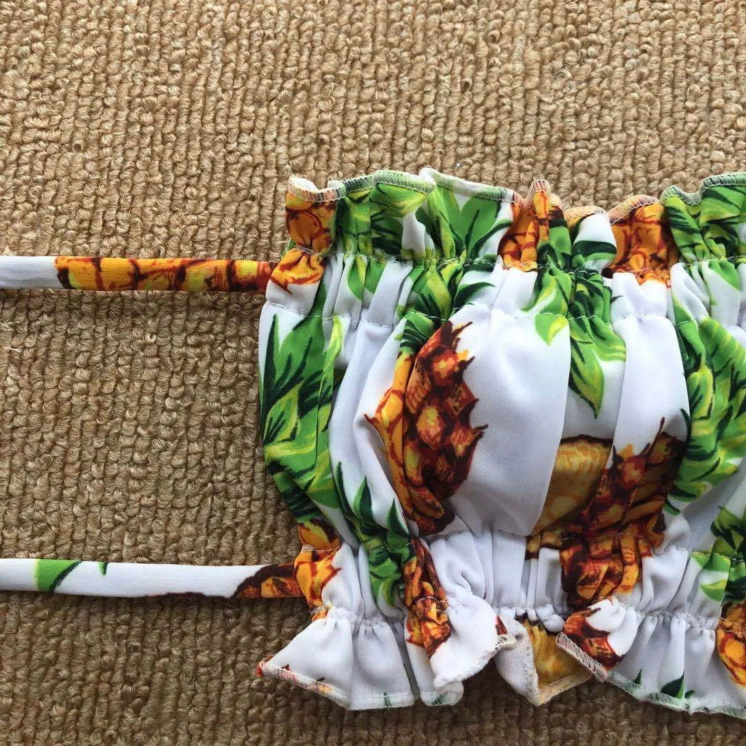 Title 5, Printed sexy halter bikini for a flattering fit...