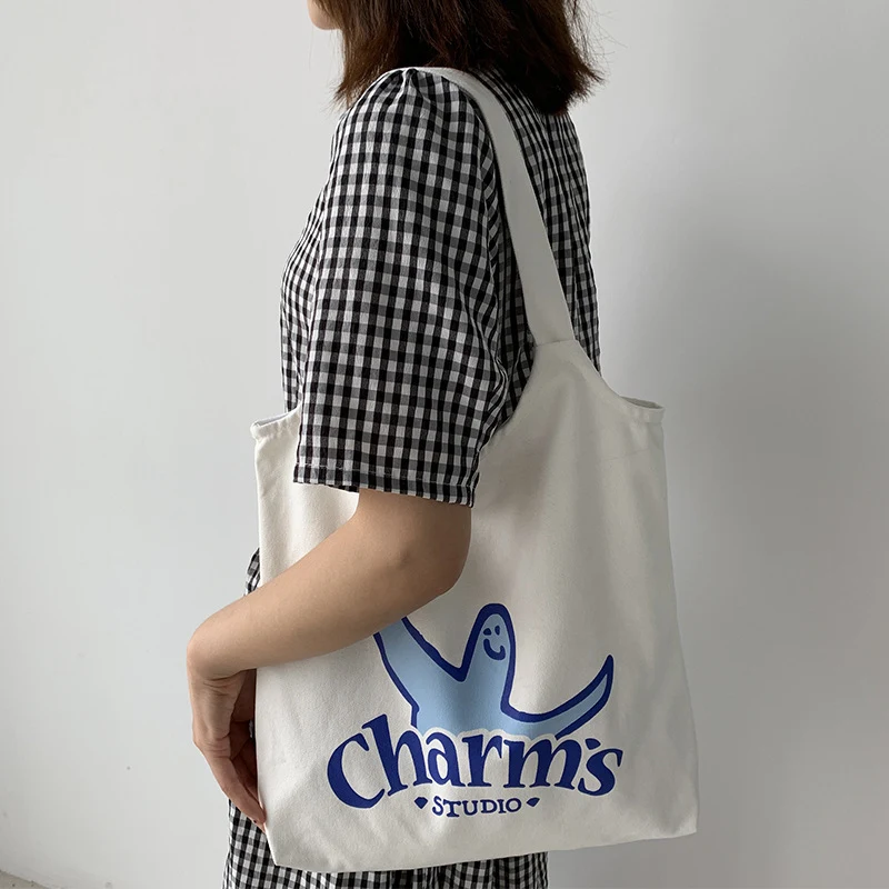 Nueva Camiseta Interior Bolso Lona Mujer Hombro Diseño Elegante Resistente Ideal para Uso Diario Amplio Compartimento — foto 4