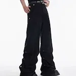 Original Design Suede Pleated Casual Pants for Men, offering comfort and style. Perfect for everyday wear with a unique — photo 6