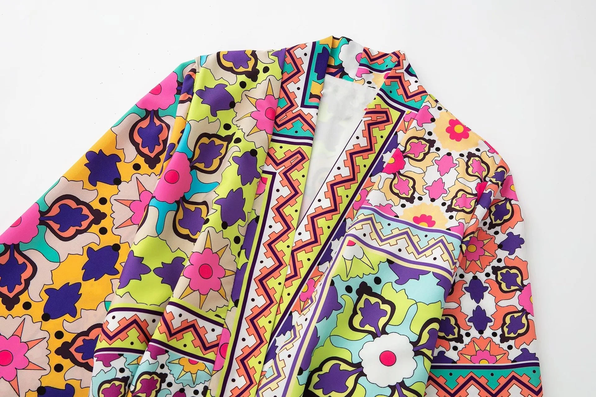 Title 8, Vestido longo feminino com cinto estampado e de...