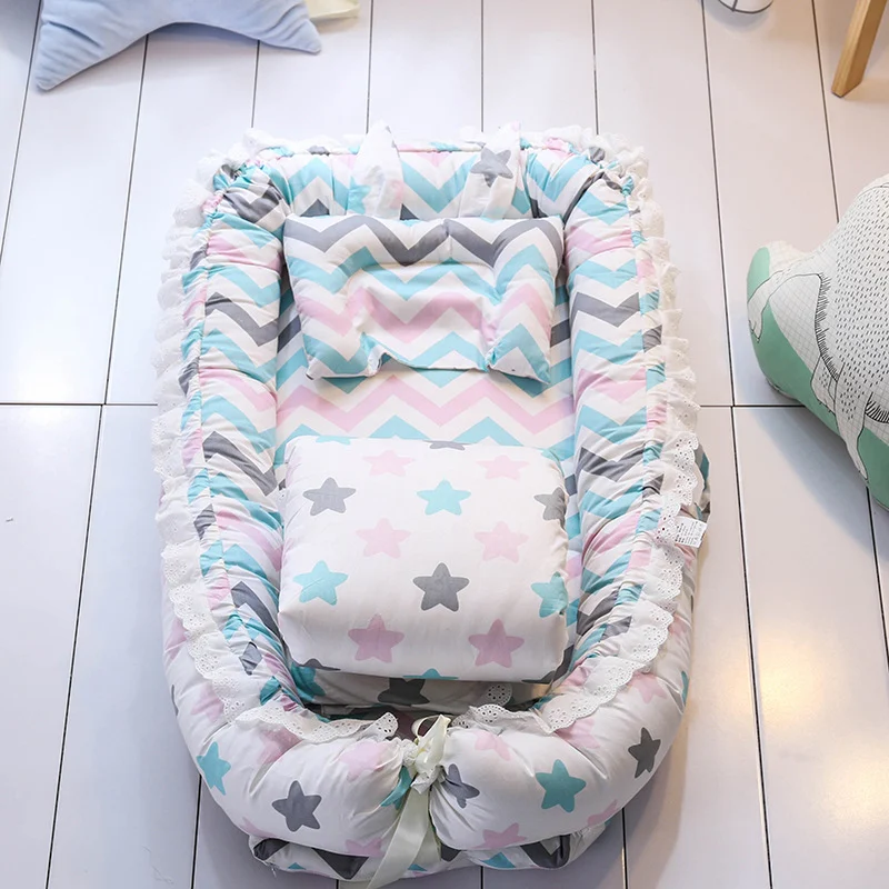 Berço portátil, removível e lavável para bebês com edredom, ideal para viagens, fácil de limpar, conforto e segurança garantidos. — foto 12