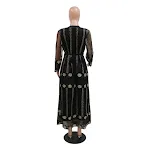 Vestido com colete Kraft Tan. Terno vestido elegante e versátil para diversas ocasiões. Conforto e estilo combinados, ideal para o dia a dia. — foto 27