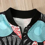 Afrikanisch-böhmisches Kinderbekleidungsset. Stilvolles Outfit für Kinder. Einzigartiges Design, bequeme Passform. Perfekt für spielerische Abenteuer. — foto 7