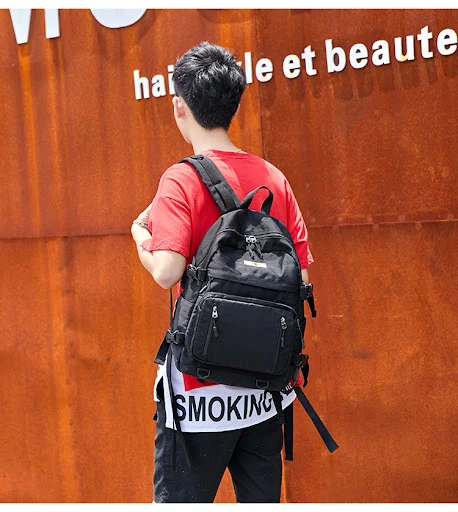 Title 1, Casual rugzak met hoge capaciteit voor dagelijk...