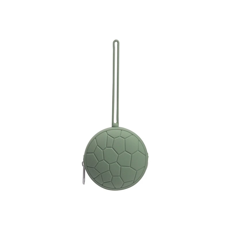 Caixa de armazenamento de chupeta para bebês, portátil e à prova de poeira, feita de silicone comestível, mantendo a chupeta limpa e segura. — foto 4