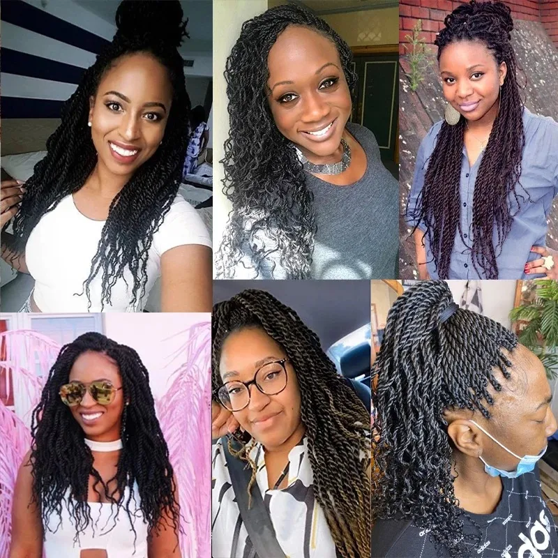 Title 4, Synthetic Wig Wavy Twist Dirty Braid Hair - Nat...