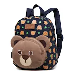 Zaino scolastico per bambini personalizzato, in tela, con motivi coniglio, orso e personaggi dei cartoni animati, perfetto per neonati. — foto 1
