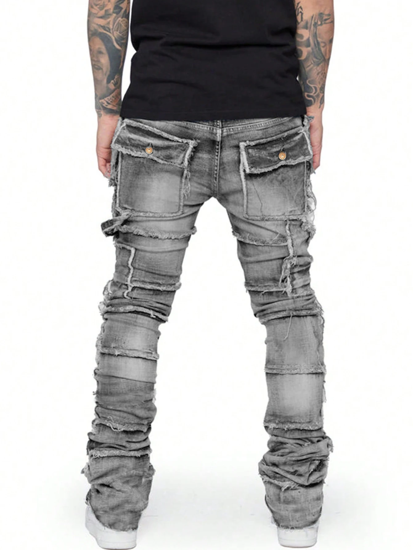 Title 10, Mens Denim Straight-leg Overalls European And ...